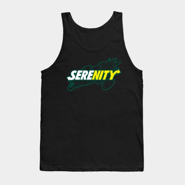 Firefly Serenity Tv Series Sci-fi Space Ship Logo Parody Tank Top by BoggsNicolas